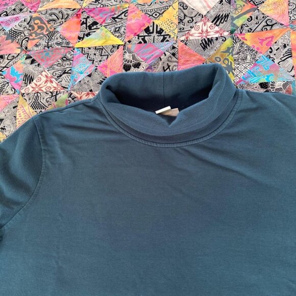 Ariat® Ladies REAL Funnel Eurasian Teal Women’s Sweater 10037341 Size XXL - Picture 4 of 8